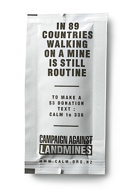 Campaign Against Landmines Ketchup