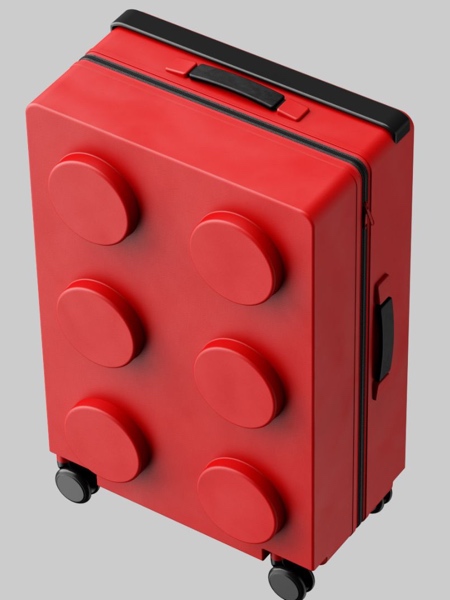 LEGO Suitcase Bored Eye Design