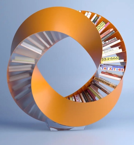 Möbius Band Bookcase