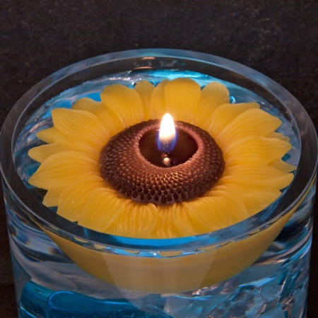 Sunflower Candle