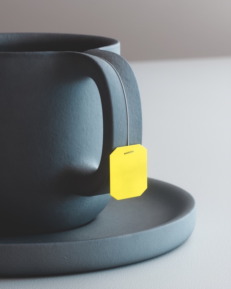 Teabag String Holder Teacup
