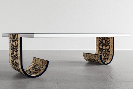 Floating Carpet Table