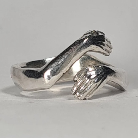 Hugging Hands Ring