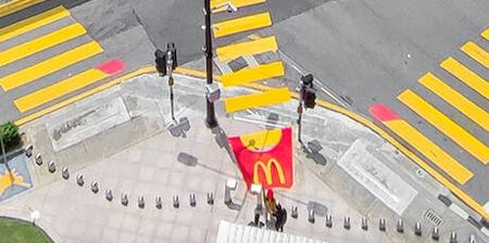 McDonald’s Fries Crosswalk