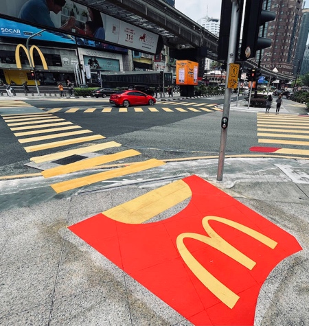 McDonald’s Pedestrian Crossing