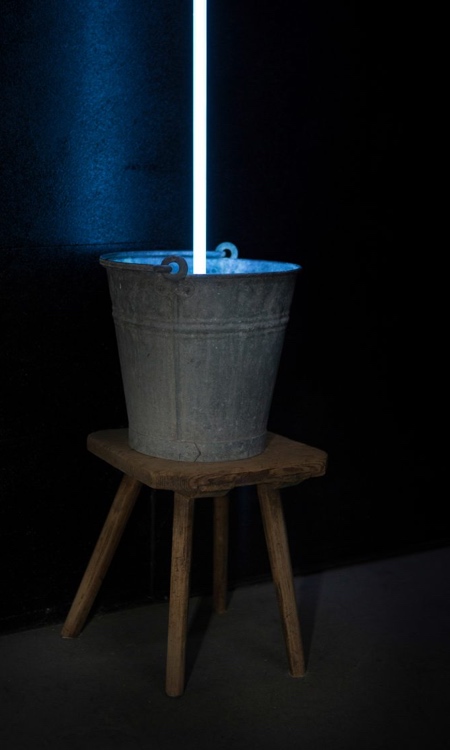 Light Pouring into a Bucket