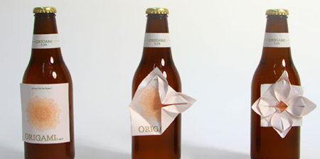 Origami Beer by Clara Lindsten