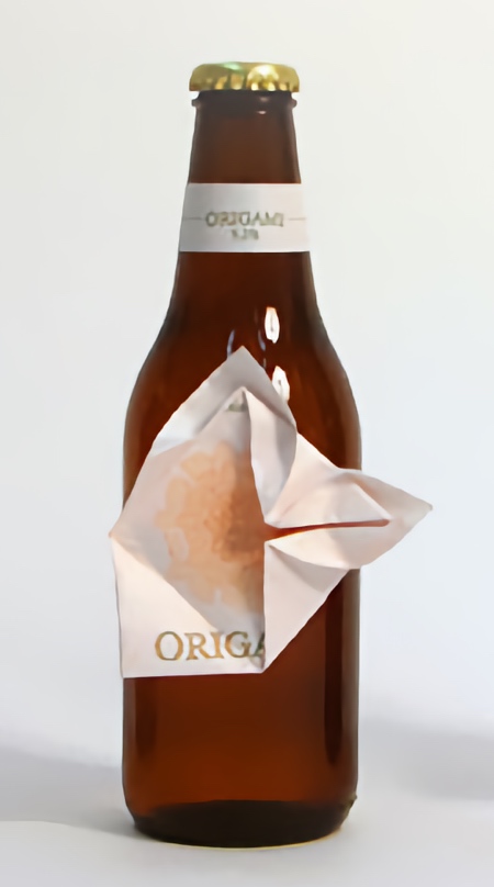 Origami Beer Label