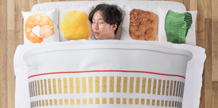 Cup Noodle Bed Sheets