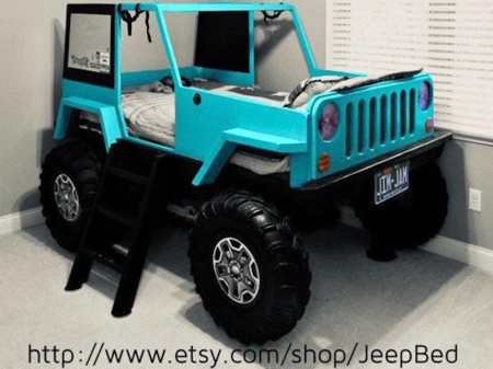 Jeep Car Shaped Bed