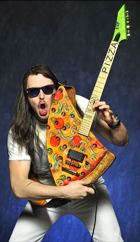 Andrew W.K. Pizza Guitar