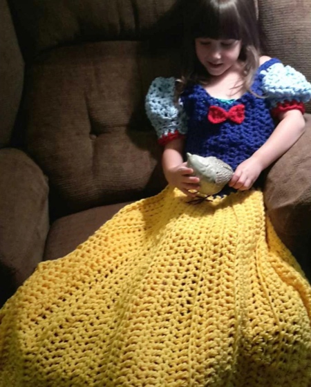 Princess Dress Blanket