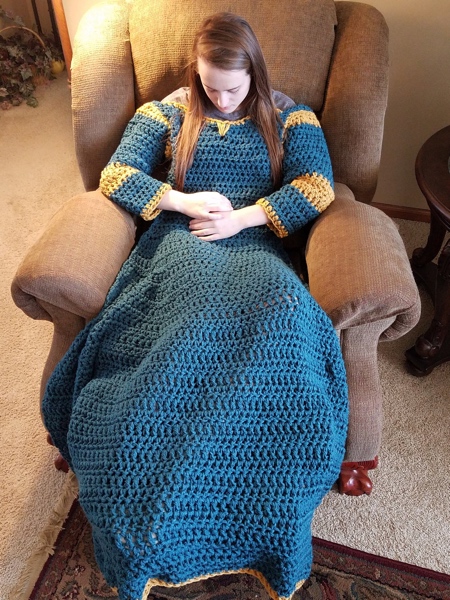 Princess Dress Wearable Blanket