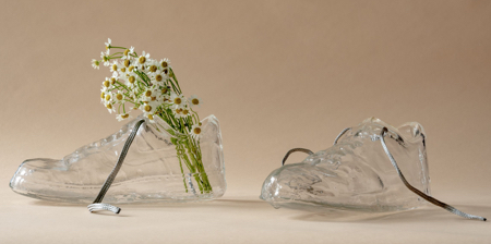 Sneaker Vases by Deborah Czeresko