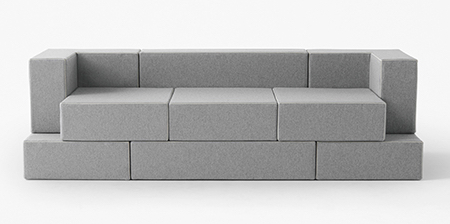 Soft Brick Sofa by Nendo