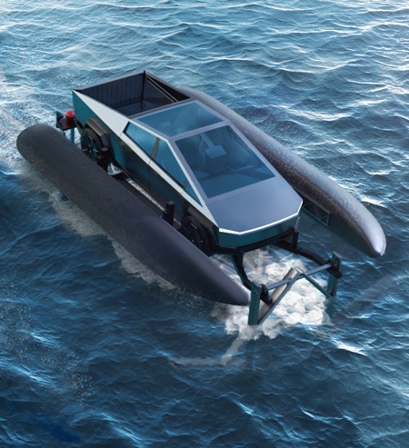 Tesla Catamaran Concept