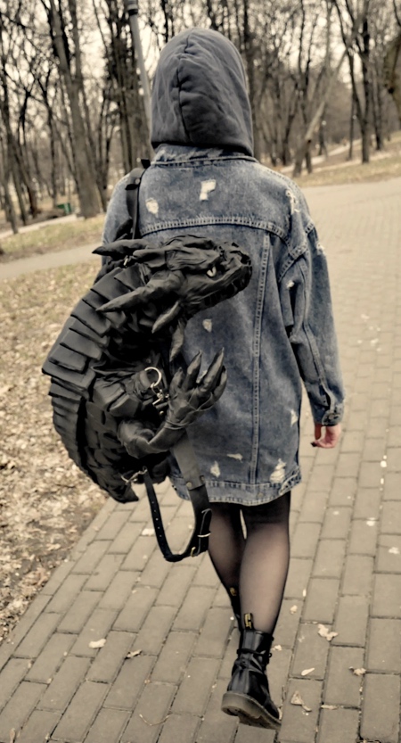 Black Dragon Backpack