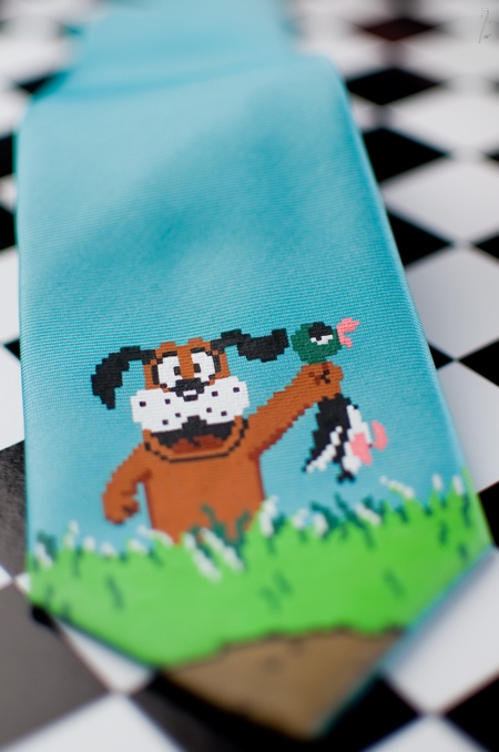 Maya Pixelskaya Duck Hunt Necktie