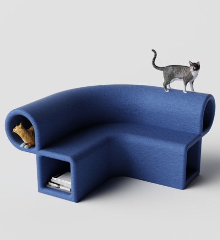 Modular Couch For Humans and Cats