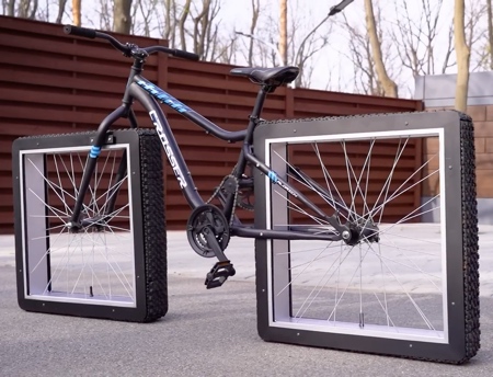 Square Wheels Bicycle