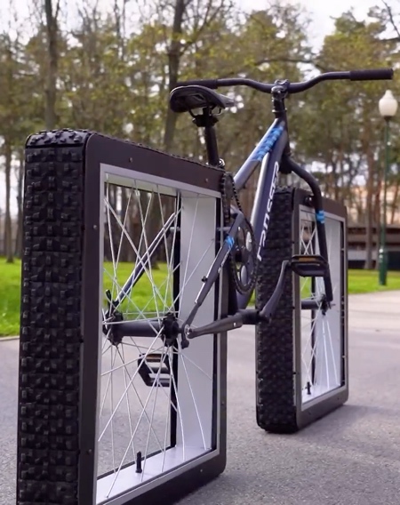 Square Wheel Bicycle