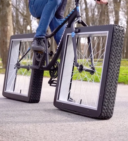 Square Wheel Bike