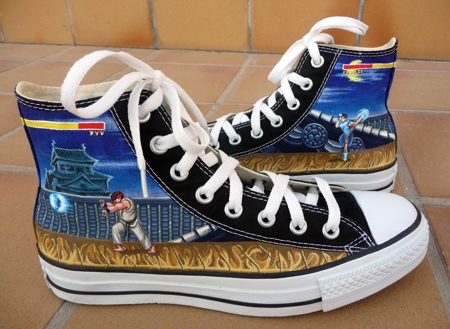Street Fighter Converse Sneakers