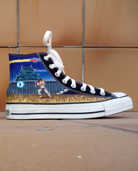 Maya Pixelskaya Street Fighter Shoes