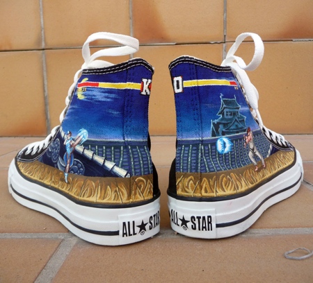 Maya Pixelskaya Street Fighter Converse Shoes