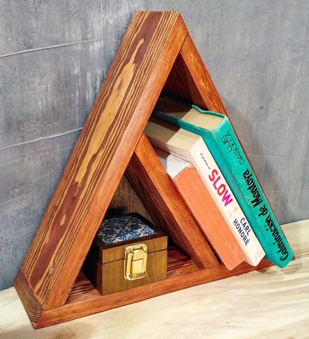Triangle Bookshelf