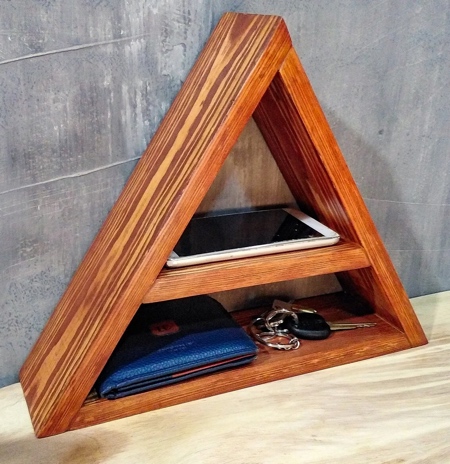 Triangle Bookcase