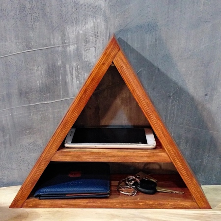 Triangle Shaped Shelf