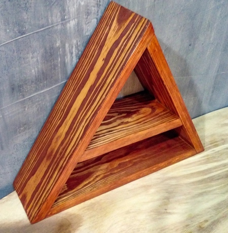 WoodenHeart Artstudio Triangle Shelf