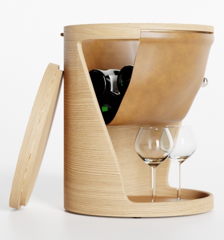 Side Table for Wine Bottles