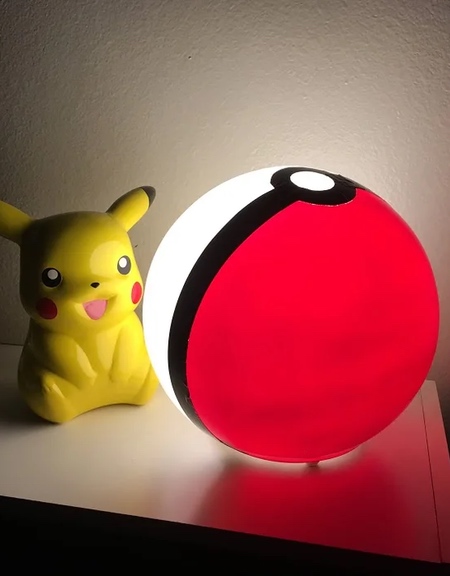 Pokemon Poke Ball Night Light