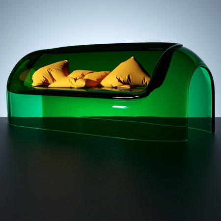 Glass Sofa by Jun Wang