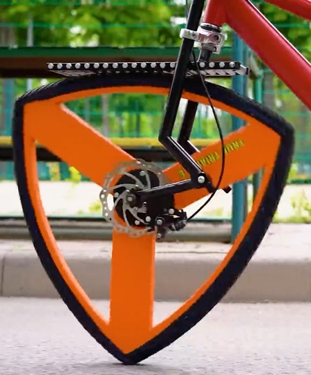 Triangle Wheel Bike