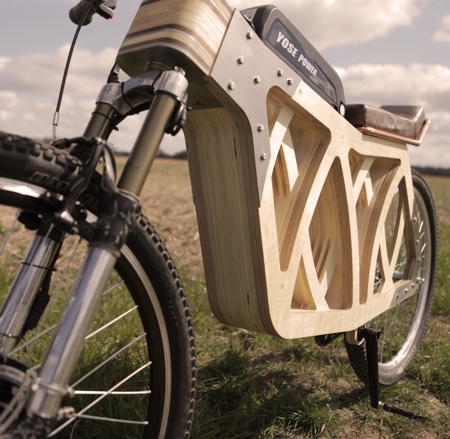 Electric Wooden Bicycle By Evie Bee
