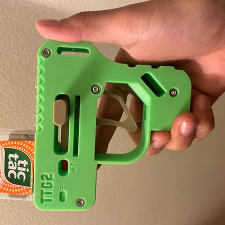 Gun Shaped Tic Tac Dispenser