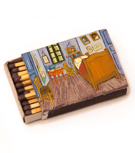 Van Gogh on Matchbox by Salavat Fidai