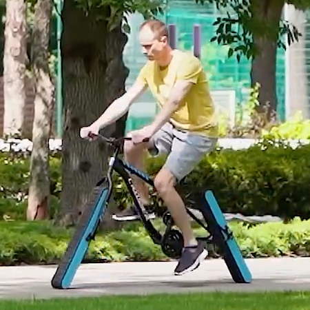 Epic Cycling: Wheelless Bike 