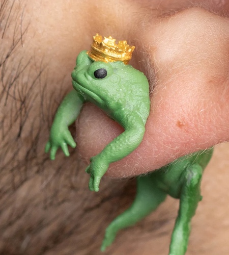 Toad Frog Earring