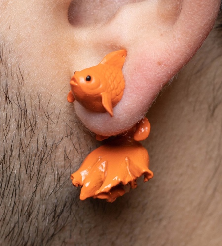 Goldfish Earring