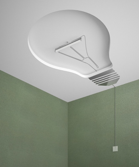 Ceiling Light Bulb by Kulyev