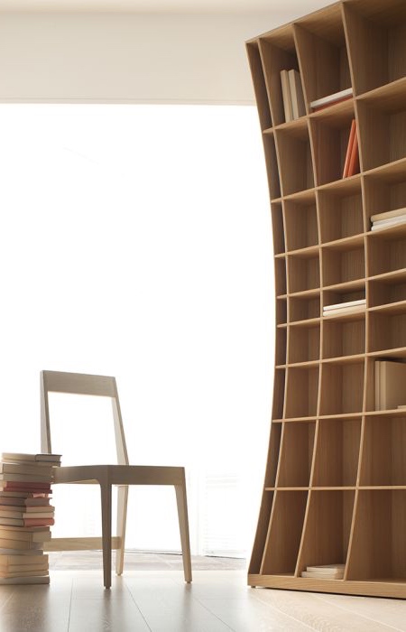 Simon Pengelly Concave Bookcase