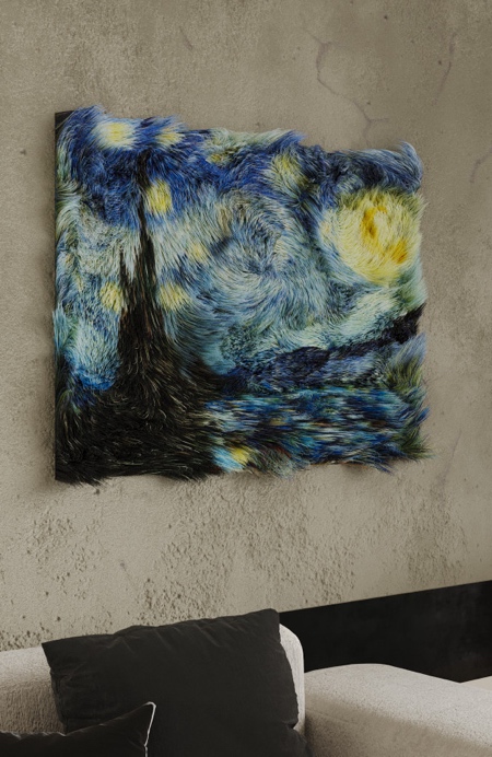 Fluffy Starry Night