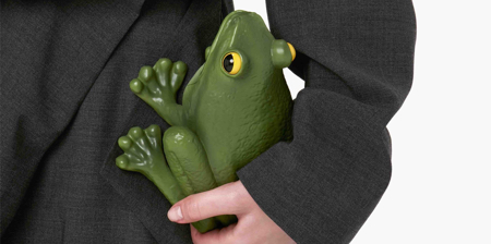Realistic Frog Clutch Bag