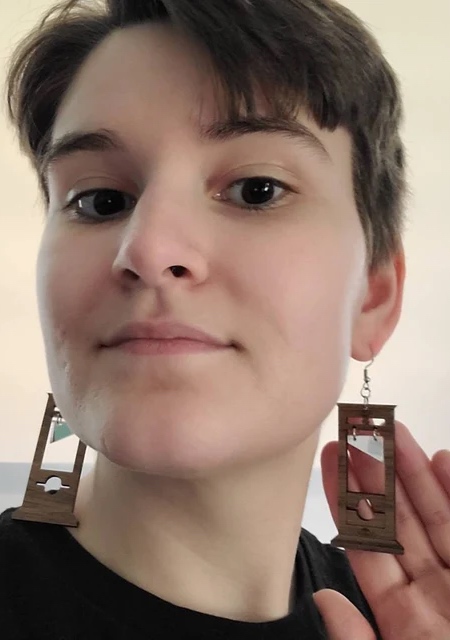 Guillotine Shaped Earrings