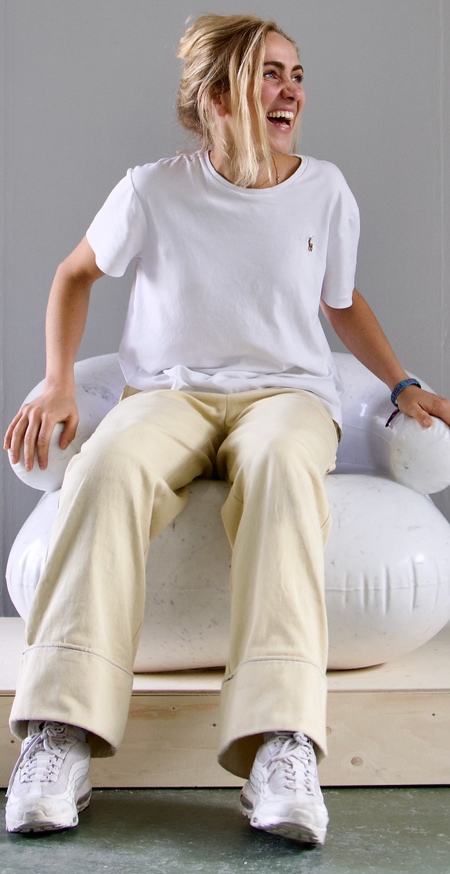 Marble Inflatable Chair by Hanne Arends