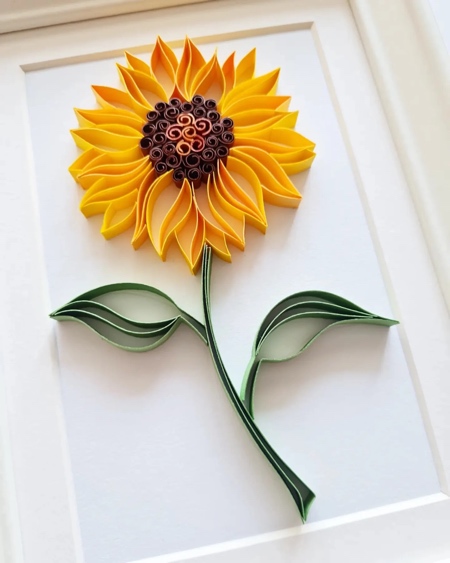 Sunflower Paper Art